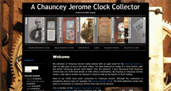 Desktop Screenshot of jeromeclockcollector.com